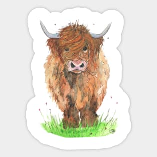 Big Hairy Cow Sticker